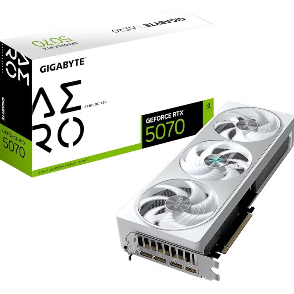 GIGABYTE GeForce RTX 5070 AERO OC 12G Graphics Card